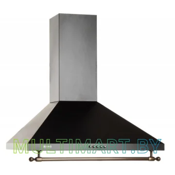 Вытяжка ZorG Technology Allegro B 750 60 (черный + рейлинг бронза)